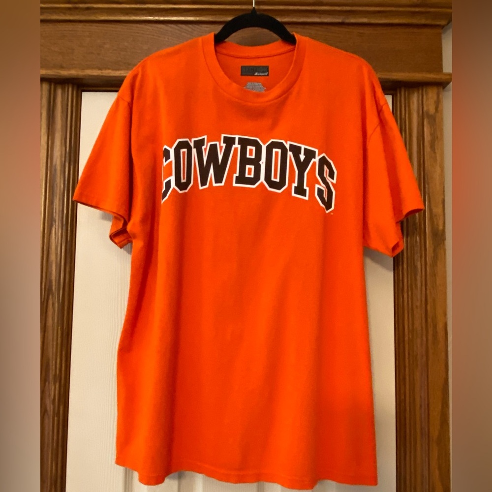 Section 101 Majestic Men’s Orange OSU Cowboy T Shirt Sz XL